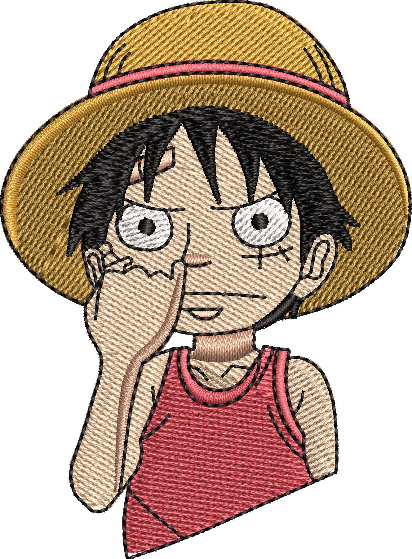 Monkey D. Luffy Embroidered Woven Caps & Visor Hats – One Piece Anime Headwear
