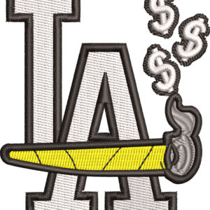 LA Logo Embroidered Woven Caps & Visor Hats – City & Sports Headwear