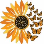 Sunflower Butterflies