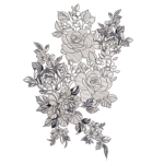 Grey Rose Garden Bouquet
