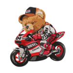 Teddy Bear Motorcycle Racer