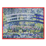 Monet Water Lily Bridge Framed