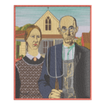 American Gothic Portrait Framed