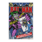 Batman vs Joker Vintage Comic Cover