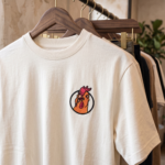 Rooster Head Circle Badge - Image 2