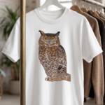 Great Horned Owl Realistic Portrait - Image 2