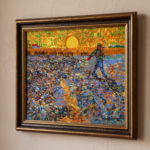 Van Gogh The Sower at Sunset - Image 2