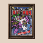 Batman vs Joker Vintage Comic Cover - Image 2