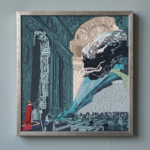 Dragon and Queen in Dark Castle Hall - Image 2