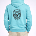 Black and White Sugar Skull - Image 2