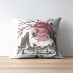 Japanese Cherry Blossom River Scene - Image 3