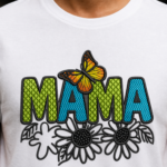 Mama Butterfly and Daisy Applique - Image 2
