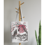 Japanese Cherry Blossom River Scene - Image 4